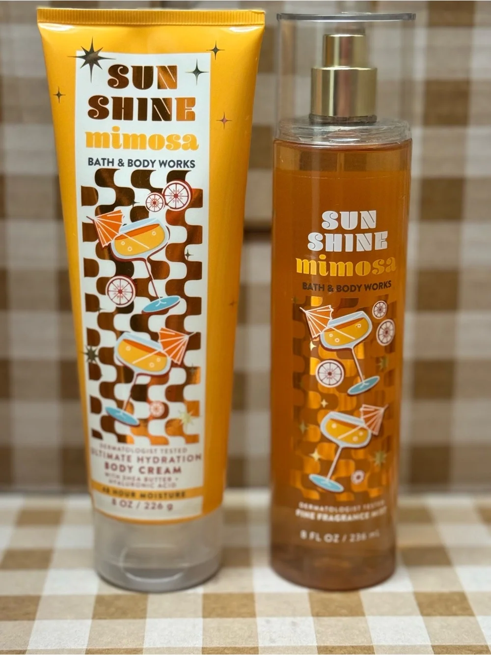 NEW B&BW 🌞 Sunshine Mimosa Fragrance and Body Cream Set !